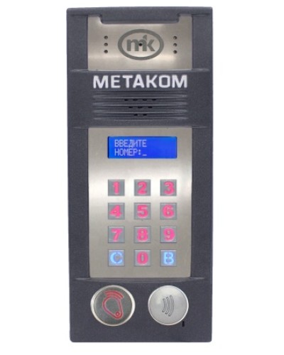 Многоабонентый антивандальный блок вызова со встроенной видеокамерой Метаком MК2018-RFMFСGV в Калуге Блоки вызова многоабонентные Pintop.ru