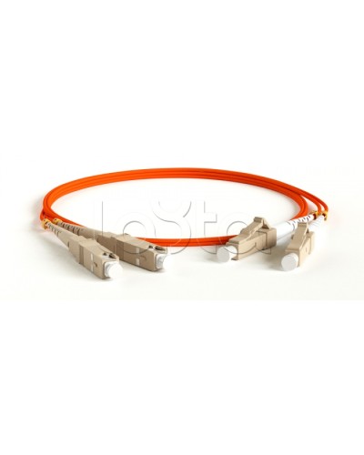 Патч-корд волоконно-оптический MM 62.5/125, LC-SC, duplex, LSZH, 2 м Hyperline FC-D2-62-LC/PR-SC/PR-H-2M-LSZH-OR (FC-62-LC-SC-PC-2M) в Калуге Патч-корды оптические Pintop.ru