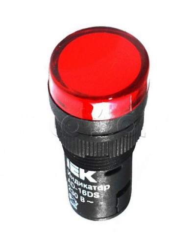 Лампа AD16DS LED матрица d16мм красный 230В AC IEK (BLS10-ADDS-230-K04-16) в Калуге Источники света(Лампы) Pintop.ru
