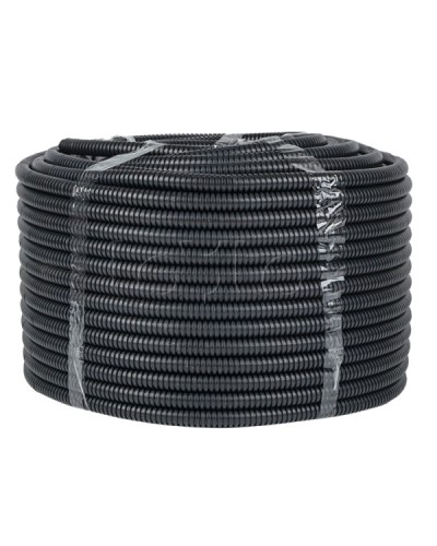 Труба гофр. негорючая безгалогеновая FRHF с протяжкой d16 мм (100 м) черная EKF-Plast (FRHF-16) в Калуге Труба гофрированная Pintop.ru