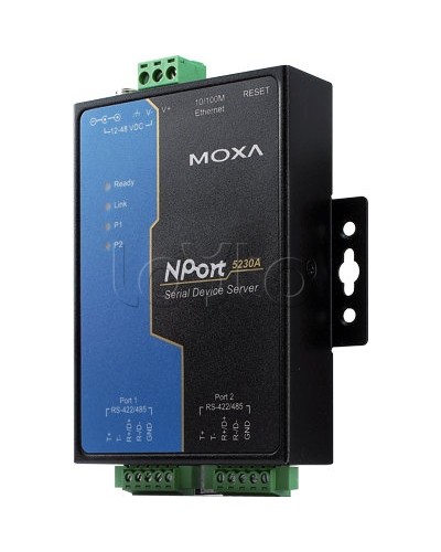 Сервер 2-портовый RS-422/485 в Ethernet Moxa NPort 5230A в Калуге Дополнительное оборудование для ОПС Pintop.ru