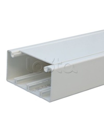 Короб с крышкой 100x55 (Крышка=80мм), 1шт=2м Экопласт 76002-2 Экопласт 76002-2 в Калуге Кабель-канал Pintop.ru