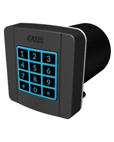 Клавиатура кодонаборная накладная, 12 кнопок, синяя подсветка Came 806SL-0150 в Калуге Запчасти для шлагбаумов и автоматики Pintop.ru