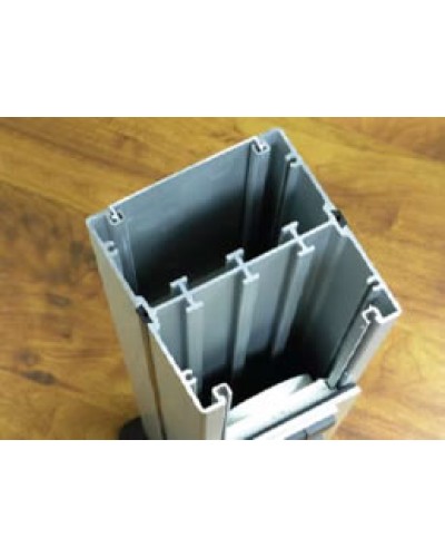 Колонна алюминевая под суппорт (двухсторонняя) 350мм Экопласт 70235 в Калуге Системы лючков и колонн Pintop.ru