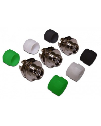 Адаптер оптический SC без фланцев, OM3, симплексный LANMASTER LAN-SC/NF-AM-OM3 в Калуге Коннекторы Pintop.ru