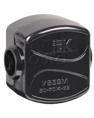 Зажим кабельный ответвительный У-859М (50-70/4-35мм2) IP20 IEK (UKZ-ZO-859M) в Калуге Клеммные колодки Pintop.ru