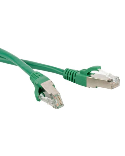 Патч-корд F/UTP Hyperline PC-LPM-STP-RJ45-RJ45-C6-5M-LSZH-GN в Калуге Патчкорды (медные) Pintop.ru