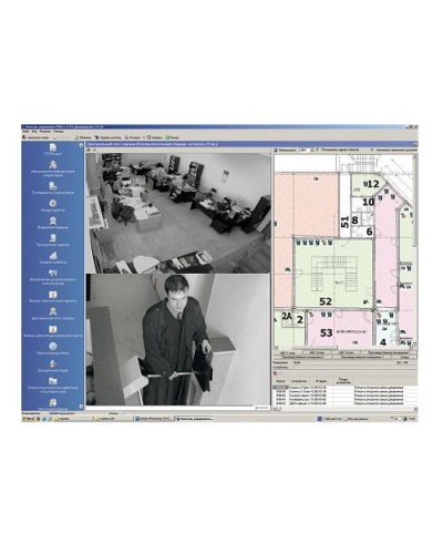 ПО Модуль Центральный пост PERCo-SM13 в Калуге Сетевая СКУД Perco Pintop.ru