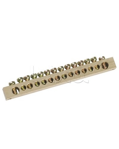 Шина нулевая 8x12 8/2 IEK YNN21-08-100 в Калуге Клеммные колодки Pintop.ru