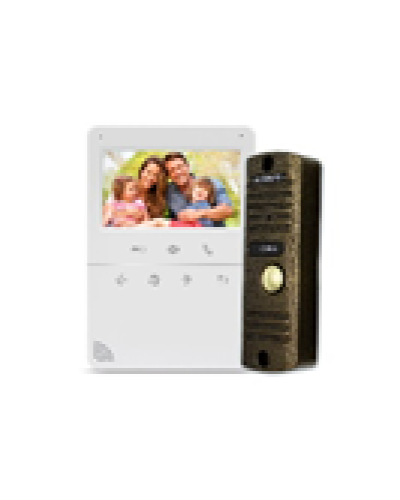 AccordTec Комплект домофонии AT-home4 WH-BZ в Калуге Комплекты домофонов Pintop.ru