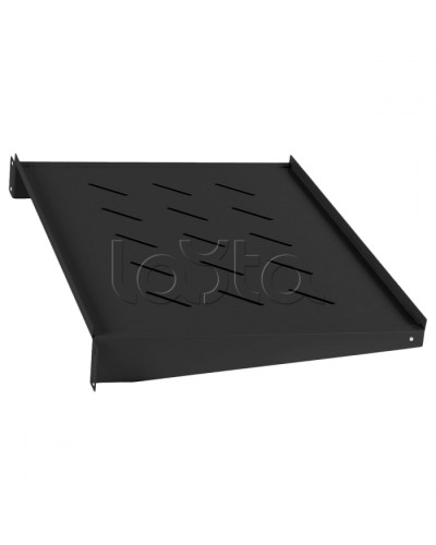 Полка 19 перфорированная консольная 2U глубина 315мм (цвет черный) Cabeus SH-J017-2U-315-BK в Калуге Полки для шкафов и стоек Pintop.ru