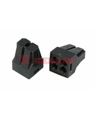 Электромонтажные экспресс-клеммы 773-304 (4*2.5мм² с пастой) (100шт/уп) REXANT 07-3040 в Калуге Клеммные колодки Pintop.ru