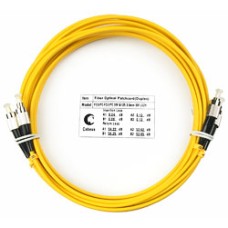 Шнур оптический SM 9/125 duplex FC/FC (5 м) Cabeus FOP(D)-9-FC-FC-5M