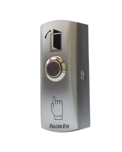 Кнопка выхода металлическая накладная Falcon Eye FE-EXIT в Калуге Кнопки выхода Pintop.ru