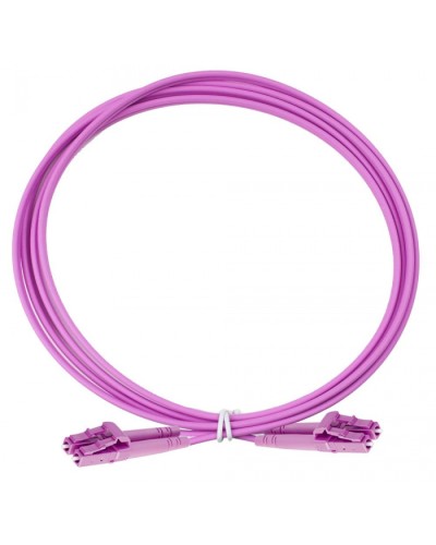 Оптический коммутационный шнур дуплексный, 2х50/125, OM4, LC-LC, 1 м Eurolan (41F-40-LC-LC-01) в Калуге Патч-корды и пигтейлы Pintop.ru