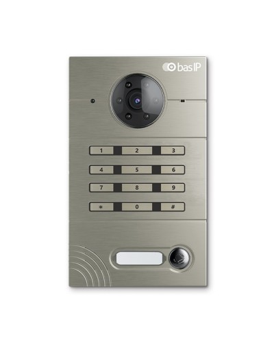 Панель вызывная BAS-IP AV-01KD GREY в Калуге Вызывные видеопанели малоабонентные Pintop.ru