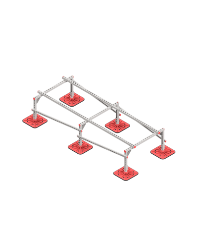 Опорная конструкция для установки оборудования TECHNORAPTOR FOOT 1000х2500 HD КМ-профиль (KM-TR-F-SSEI-1000-2500 HD) в Калуге Системы видеонаблюдения Pintop.ru