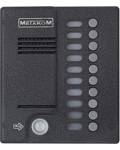 Блок вызова домофона Метаком МК10.2-ТМ4Е в Калуге Блоки вызова многоабонентные Pintop.ru