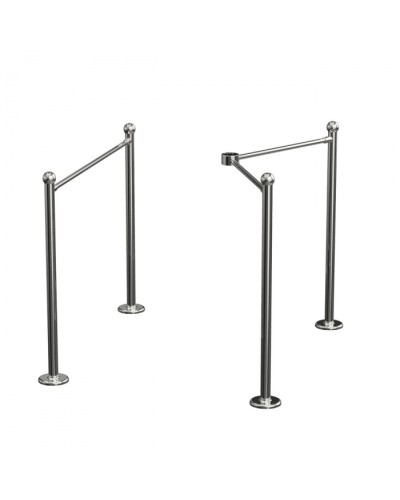 Ограждение прямое Ростов-Дон ОП-Р (Хром) в Калуге Ограждения Pintop.ru