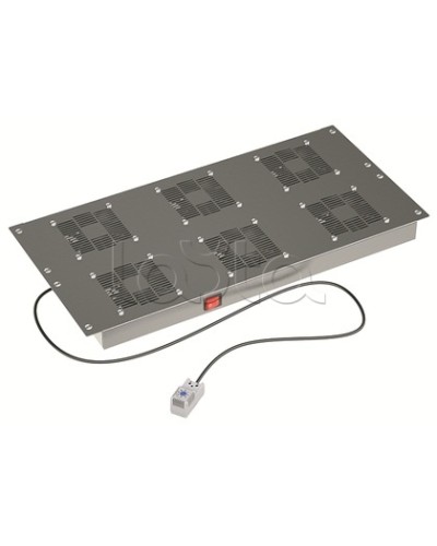 Потолочный вентиляторный модуль, с термостатом 6 вент. для крыши Ш= 600мм DKC R5VSIT6006FT в Калуге Вентиляторные модули Pintop.ru