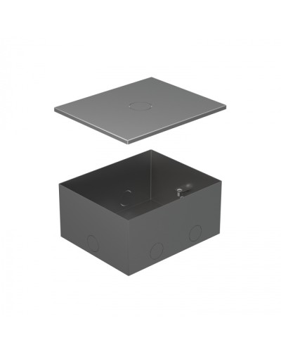 BOX/4 Металлическая коробка с крышкой для заливки в пол 159,6х133,6х75мм для люков 70040 Экопласт (70141) в Калуге Системы лючков и колонн Pintop.ru
