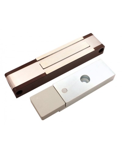 Электромагнитный замок с датчиком состояния двери ALeko ALM-150P (12В коричневый) в Калуге Электромагнитные замки Pintop.ru