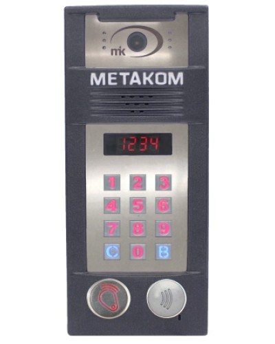 Многоабонентый антивандальный блок вызова со встроенной гибридной видеокамерой Метаком MК2018-RFMFСVH в Калуге Блоки вызова многоабонентные Pintop.ru