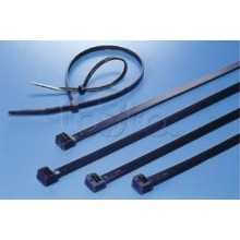 Хомут-стяжка нейлоновый, неоткрывающийся, 250х3.6 мм, черные Hyperline GT-250IBC (100 шт/уп)