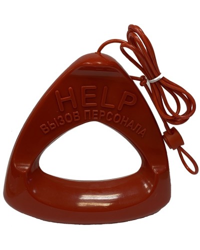 Дополнительная ручка красного цвета со шнуром красного цвета Hostcall MP-060W1 в Калуге Система оповещения и трансляции Hostcall Pintop.ru