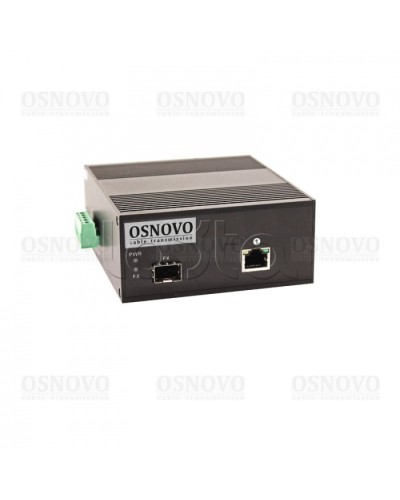 Медиаконвертер Gigabit Ethernet с поддержкой PoE OSNOVO OMC-1000-11X/I в Калуге Медиаконвертеры Pintop.ru