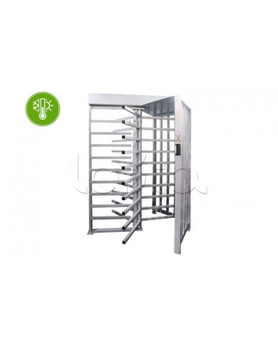 Турникет полноростовой с подогревом 3V RUBEZH STRAZH Model X УХЛ 2.1 WEB MF (T-1000) в Калуге Турникеты Pintop.ru