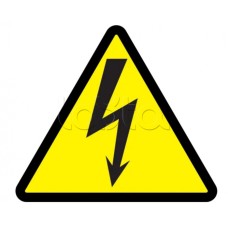 Самоклеящаяся этикетка: 100x100x100, символ "Молния" IEK (YPC30-MOLNI-4-096)