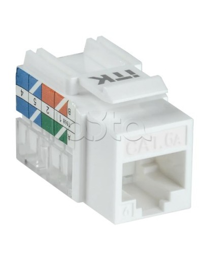 Модуль Keystone Jack кат. 6A UTP 110 IDC 90 град. ITK CS1-1C6AU-11 в Калуге Модули Keystone Pintop.ru
