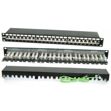 Патч-панель Hyperline PP2-19-24-8P8C-C6A-SH-110D