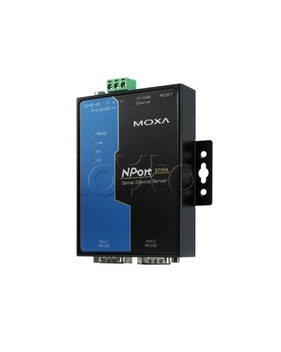 Сервер 2-портовый RS-232 в Ethernet Moxa NPort 5210A-T в Калуге Дополнительное оборудование для ОПС Pintop.ru
