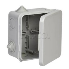 Коробка расп. КМ 100х100х50мм о/к IP54 4 вв. (7035) GENERICA IEK (UKO31-100-100-050-K03-54G)