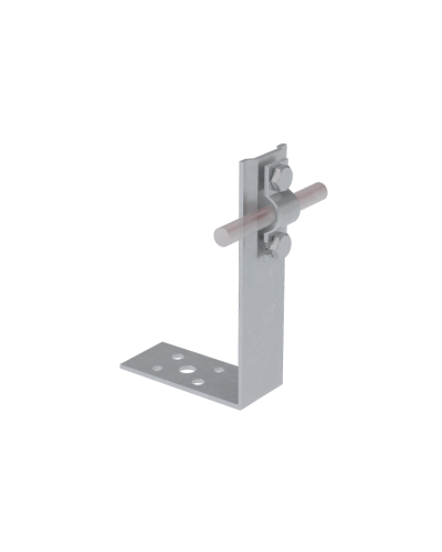 Угловой держатель болтовой для прутка Ø 5-10 мм H60 мм TD КМ-Профиль (UDB-H60-D5-10 TD) в Калуге Монтажные материалы Pintop.ru