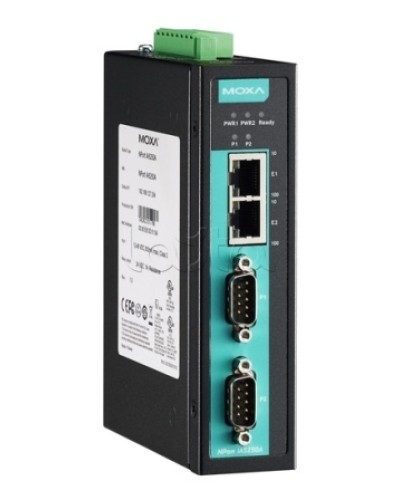 Сервер 2-портовый RS-232/422/485 в Ethernet Moxa NPort IA-5250AI в Калуге Дополнительное оборудование для ОПС Pintop.ru