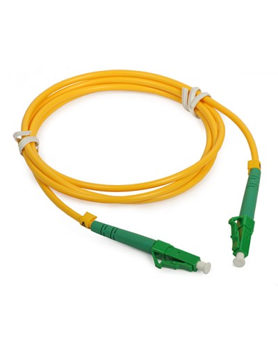 Шнур оптический simplex LC/APC-LC/APC 9/125 SM 1 м LSZH Cabeus FOP(s)-9-LC/APC-LC/APC-1M в Калуге Патч-корды оптические Pintop.ru
