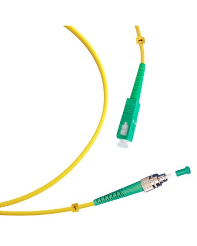 Шнур оптический simplex FC/APC-SC/APC 9/125 sm 1,5м LSZH Cabeus FOP(s)-9-FC/APC-SC/APC-1,5m в Калуге Патч-корды оптические Pintop.ru
