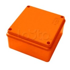 Коробка огнестойкая 100х100х55, 3P, (1,5-4 мм2), без галогена Экопласт 42107HF