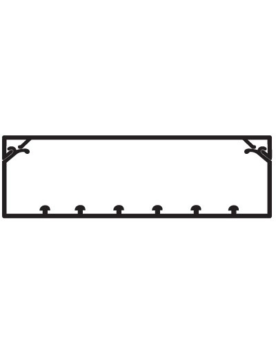 Короб с крышкой с направляющими для установки разделителей TA-GN 200x60 мм DKC 01789 в Калуге Кабель-канал Pintop.ru