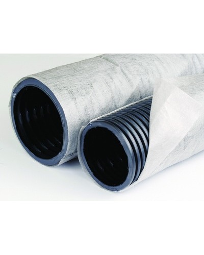 Труба ПНД гибкая дренажная д.125мм с геофильтром SN6, перфорация 360 град DKC (141912A) в Калуге Труба гофрированная Pintop.ru