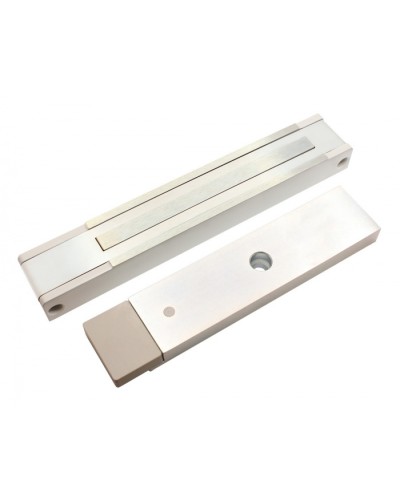 Электромагнитный замок с датчиком состояния двери ALeko ALM-300P (12В белый) в Калуге Электромагнитные замки Pintop.ru