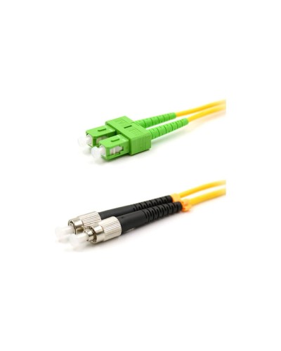 Патч-корд оптический переходной (SM), 9/125 (OS2), SC/APC-FC/UPC, (Duplex), PVC, 5м REXANT 50-2857-1 в Калуге Патч-корды оптические Pintop.ru