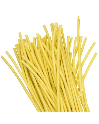 Термоусаживаемая трубка ТУТ нг 4/2 желтая в отрезках по 1м EKF PROxima (tut-4-y-1m) в Калуге Аксессуары для кабель-канала Pintop.ru