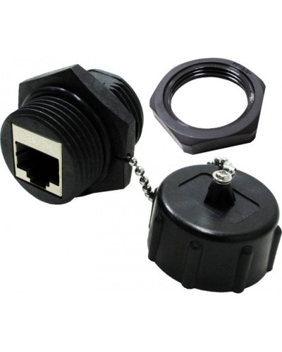 Индустриальный соединительный модуль, IP68, экранированный, категории 5e LANMASTER (LAN-KCP45S5E-WP) в Калуге Проходные адаптеры Pintop.ru