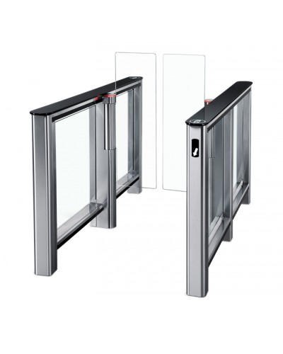 Турникет PERCo-ST-01 с крышками из закаленного стекла со створками Створки шириной 425 мм увеличенной высоты (1500 мм) в Калуге Турникеты Pintop.ru