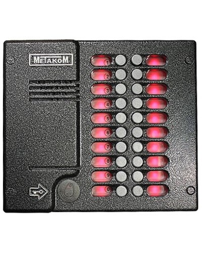 Блок вызова домофона Метаком MK20.2-RFEV в Калуге Вызывные видеопанели малоабонентные Pintop.ru