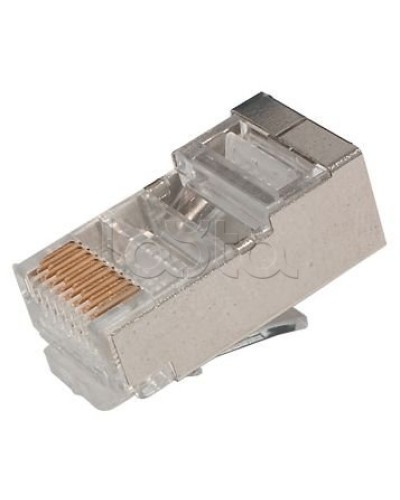 Джек RJ-45 8P8C CAT 5e (экран) (100шт/уп) REXANT 05-1023 в Калуге Коннекторы и разъемы Pintop.ru